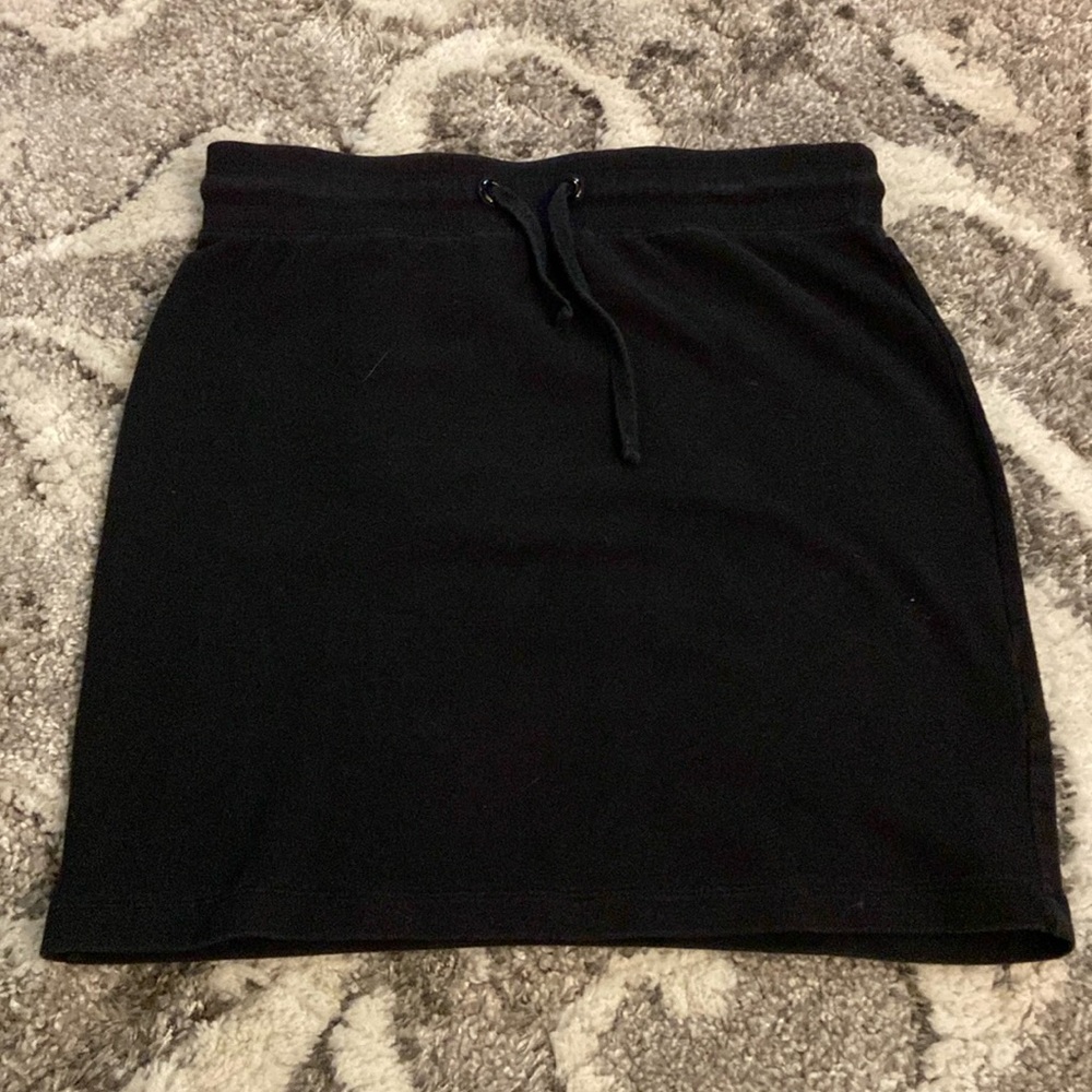 Joe fresh black sweat skirt